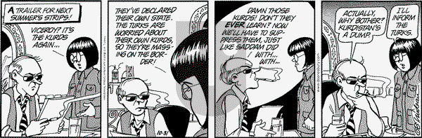 Doonesbury on Thursday October 31, 2002 Comic Strip