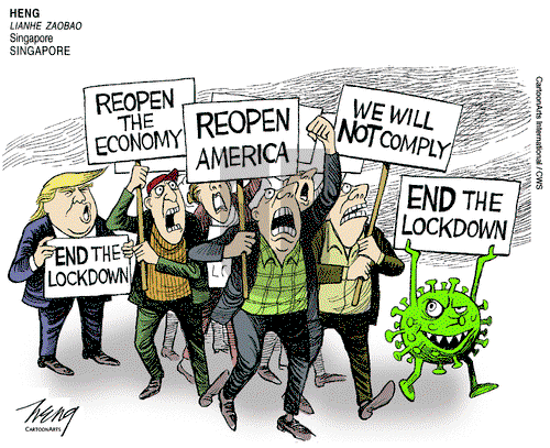 Views of the World on Friday April 24, 2020 Comic Strip