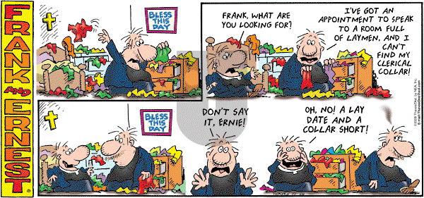 Frank and Ernest on Sunday October 26, 2008 Comic Strip