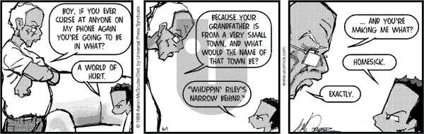 The Boondocks on Thursday January 2, 2014 Comic Strip