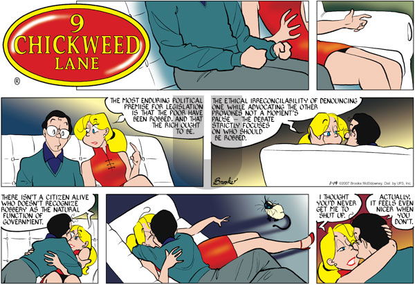 9 Chickweed Lane on Sunday January 14, 2007 Comic Strip