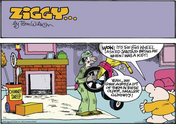 Ziggy on Sunday December 23, 2018 Comic Strip