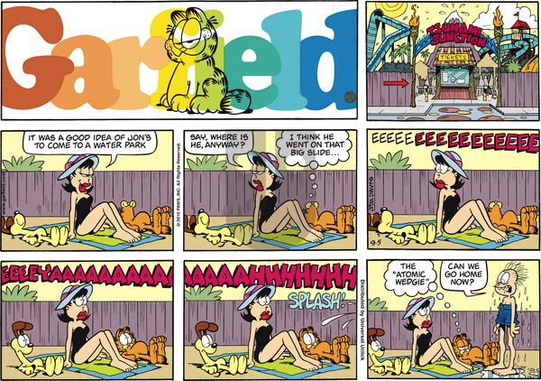 Garfield on Sunday September 5, 2010 Comic Strip