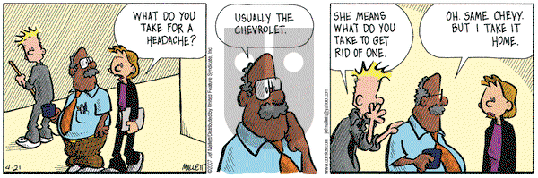 Frazz on Saturday April 21, 2007 Comic Strip