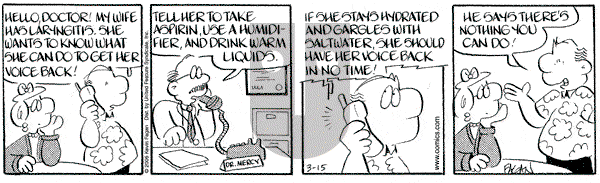Drabble on Wednesday March 15, 2006 Comic Strip