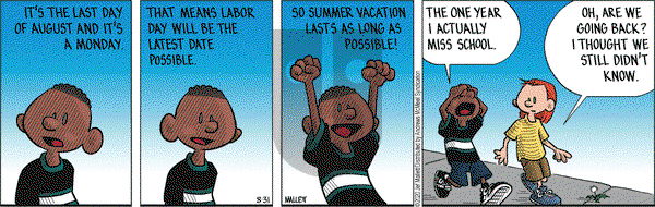 Frazz on Monday August 31, 2020 Comic Strip