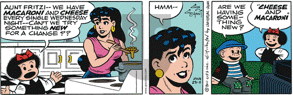 Nancy on Thursday June 23, 2011 Comic Strip