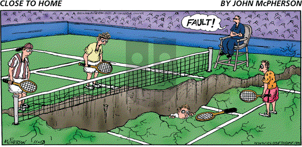 Close to Home on Sunday November 13, 2011 Comic Strip