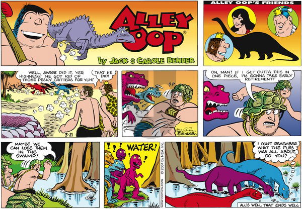 Alley Oop on Sunday March 21, 2004 Comic Strip