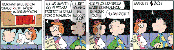 Drabble on Monday July 1, 2013 Comic Strip