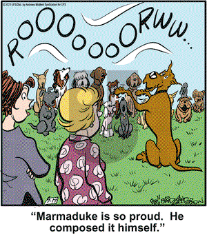 Marmaduke on Saturday July 17, 2021 Comic Strip