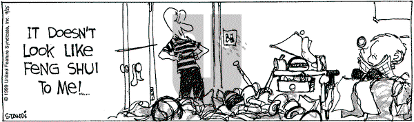 The Buckets on Saturday September 25, 1999 Comic Strip