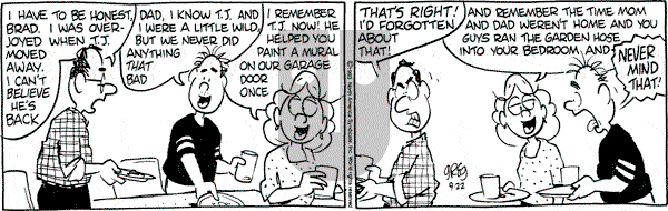 Luann on Wednesday September 22, 1993 Comic Strip