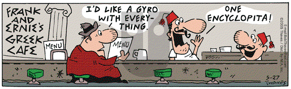 Frank and Ernest on Friday May 27, 2005 Comic Strip