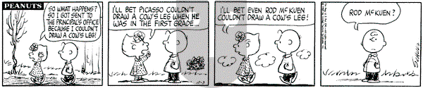 Peanuts - Friday October 3, 1969 Comic Strip