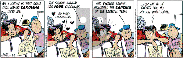 Baldo on Saturday August 5, 2000 Comic Strip