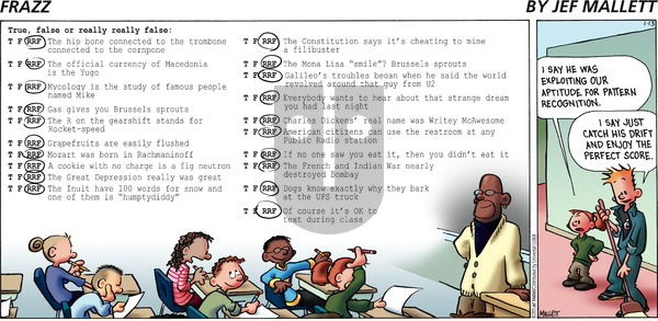 Frazz on Sunday January 13, 2013 Comic Strip
