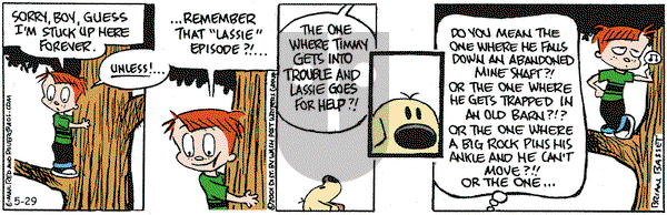 Red and Rover on Tuesday May 29, 2001 Comic Strip