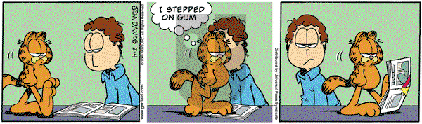 Garfield on Wednesday February 4, 2009 Comic Strip