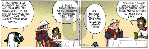 Get Fuzzy on Monday June 20, 2005 Comic Strip