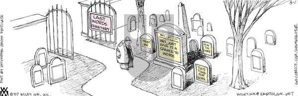 Non Sequitur on Thursday March 1, 2007 Comic Strip