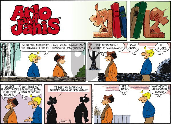 Arlo and Janis on Sunday March 8, 2015 Comic Strip