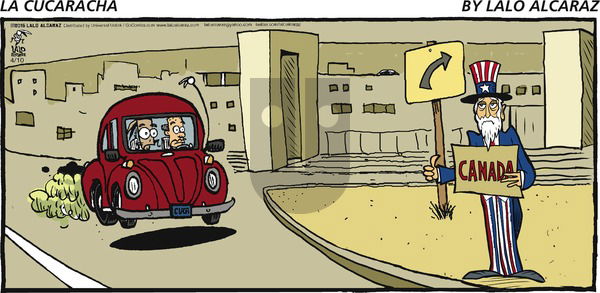 La Cucaracha on Sunday April 10, 2016 Comic Strip