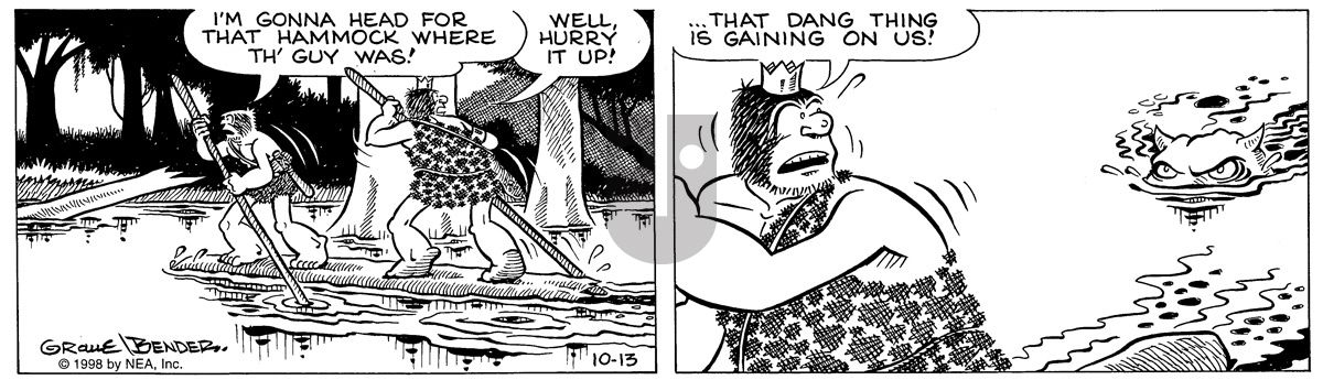 Alley Oop - Tuesday October 13, 1998 Comic Strip