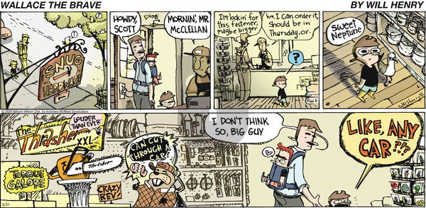 Wallace the Brave on Sunday May 31, 2020 Comic Strip