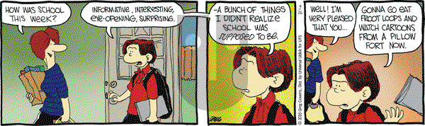 The Buckets on Saturday September 26, 2015 Comic Strip