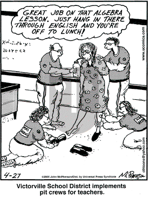 Close to Home on Tuesday April 27, 2004 Comic Strip