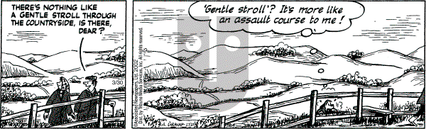 Fred Basset on Saturday March 30, 2002 Comic Strip