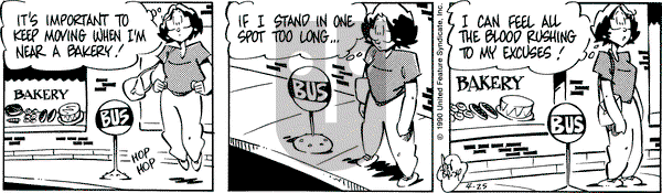 Rose is Rose on Wednesday April 25, 1990 Comic Strip