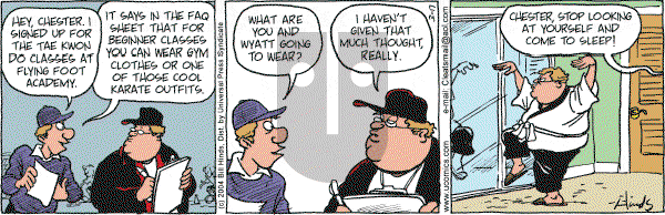 Cleats - Wednesday March 17, 2004 Comic Strip
