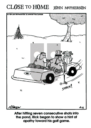 Close to Home on Saturday April 16, 1994 Comic Strip