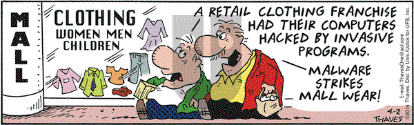 Frank and Ernest on Wednesday April 2, 2014 Comic Strip