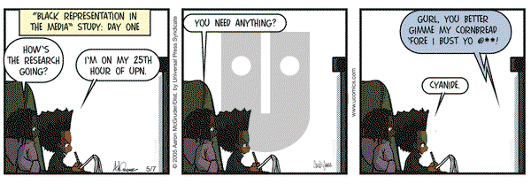 The Boondocks on Saturday May 7, 2005 Comic Strip