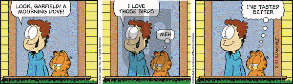 Garfield on Tuesday December 2, 2025 Comic Strip