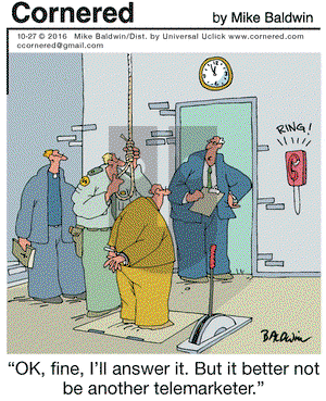 Cornered on Thursday October 27, 2016 Comic Strip