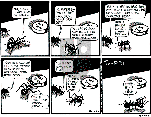 Ted Rall on Thursday December 4, 1997 Comic Strip