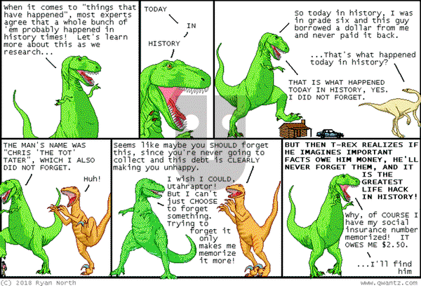 Dinosaur Comics on Tuesday April 29, 2025 Comic Strip