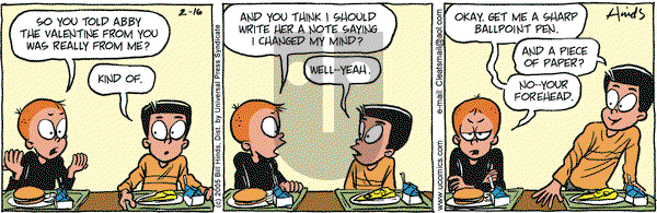 Cleats on Wednesday February 16, 2005 Comic Strip
