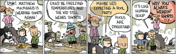 Wallace the Brave on Wednesday December 30, 2020 Comic Strip