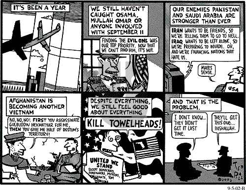 Ted Rall - Saturday September 7, 2002 Comic Strip