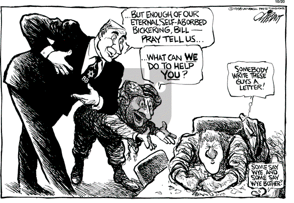 Pat Oliphant - Tuesday October 20, 1998 Comic Strip