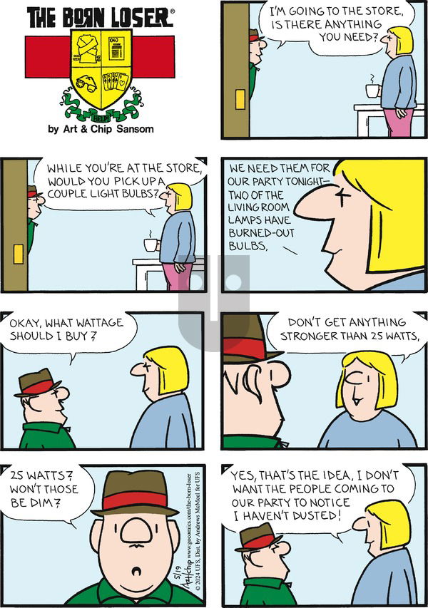 The Born Loser on Sunday May 19, 2024 Comic Strip