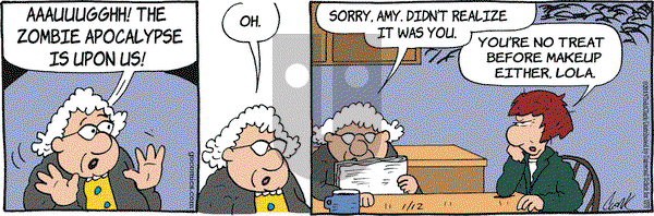 Lola on Monday January 12, 2015 Comic Strip