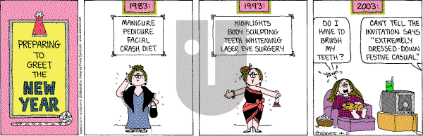 Cathy Classics - Wednesday December 31, 2003 Comic Strip