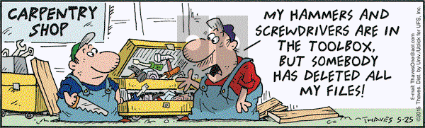 Frank and Ernest on Monday May 25, 2015 Comic Strip