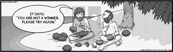 F Minus on Tuesday December 26, 2006 Comic Strip